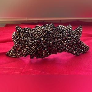 Gatsby-style beaded headband.